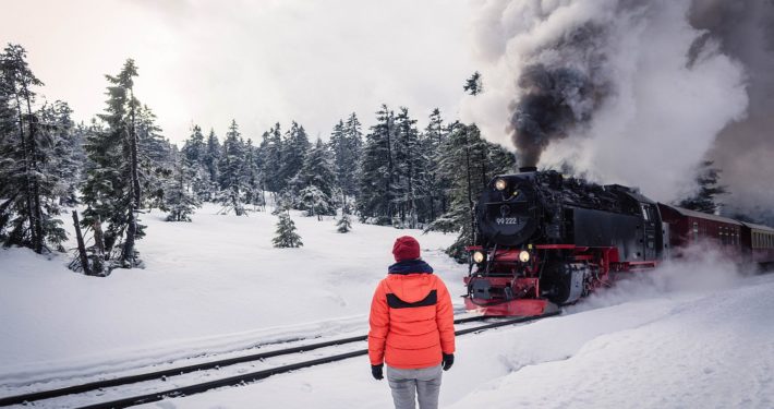 Brockenbahn im Winter