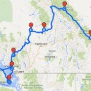Kanada Roadtrip Route