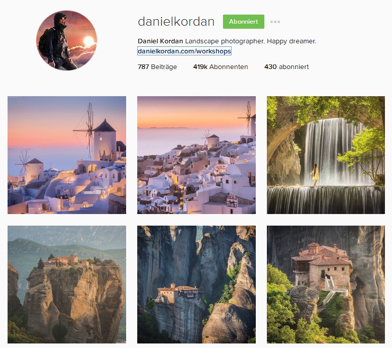 Daniel Kordan Instagram Reiseblogger
