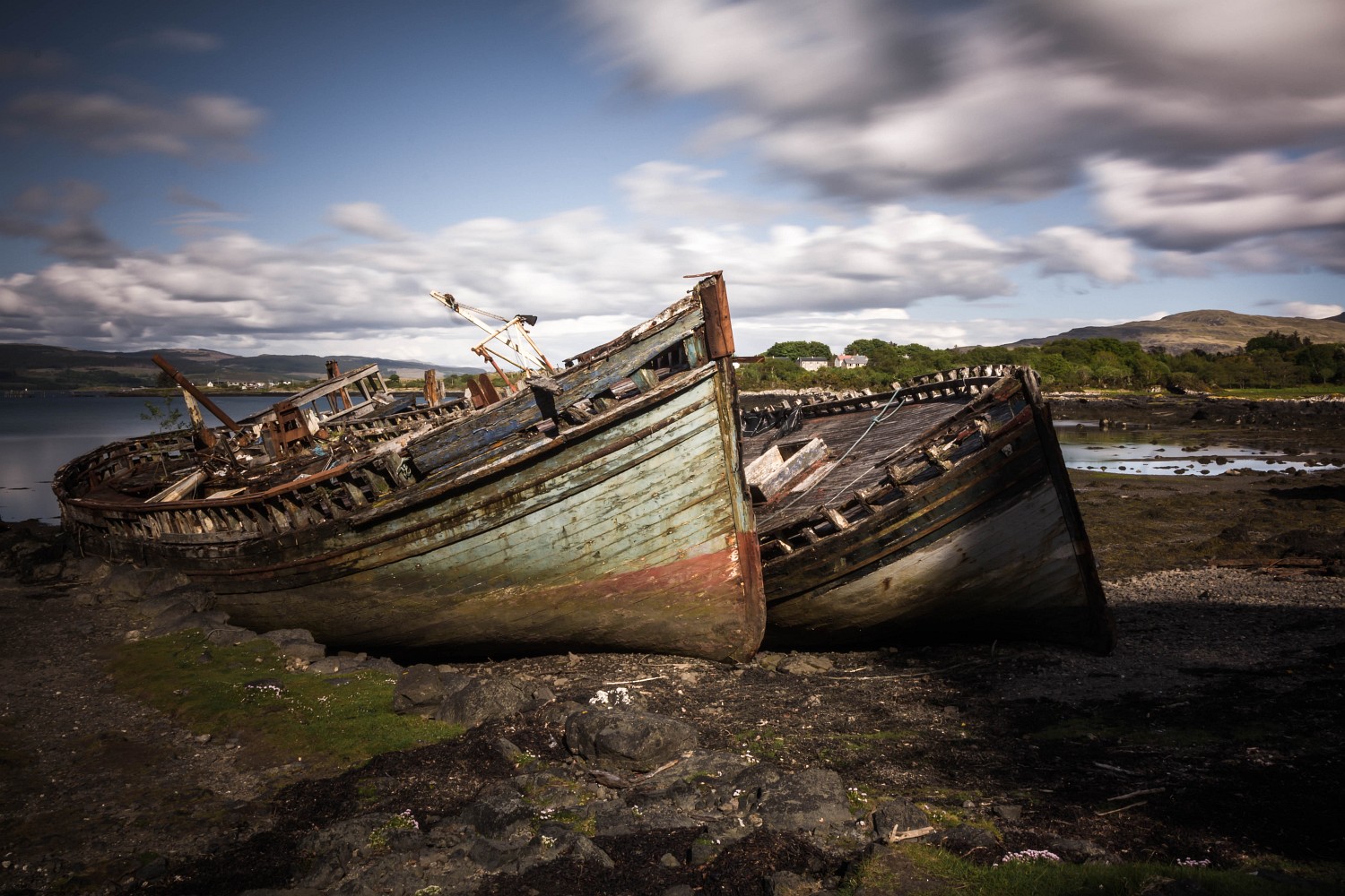 Schiffswracks bei Salen, Isle of Mull