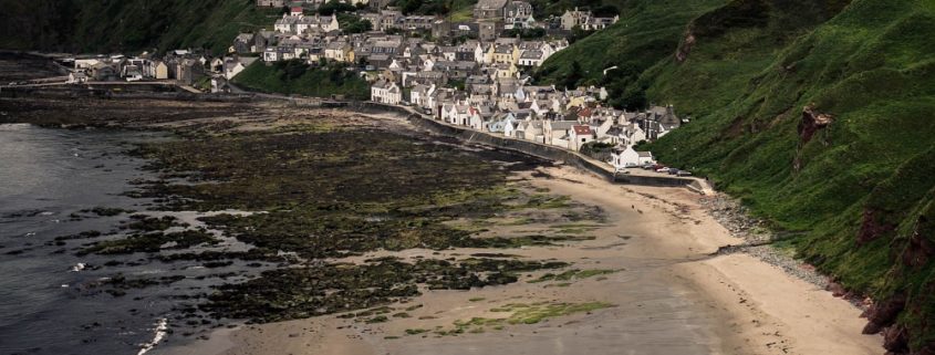 Crovie an der Ostküste Schottlands